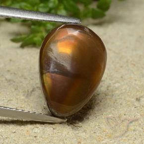 Fire Agate Gemstone in 13.5 x 9.7 mm Size for Sale, Fire Agate Stone in Multicolor Color