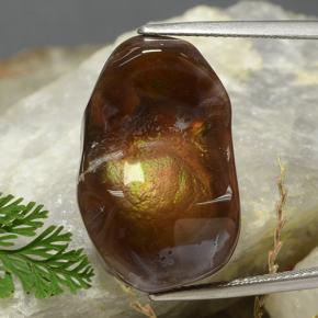 20.5ct Fancy Cabochon Multicolor Fire Agate for sale thumb image of 20.5ct Fancy Cabochon Multicolor Fire Agate (ID: 489254)