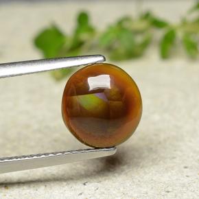 1.9ct Round Cabochon Multicolor Fire Agate for sale thumb image of 1.9ct Round Cabochon Multicolor Fire Agate (ID: 490399)