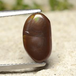 1.3ct Fancy Cabochon Multicolor Fire Agate for sale thumb image of 1.3ct Fancy Cabochon Multicolor Fire Agate (ID: 490844)