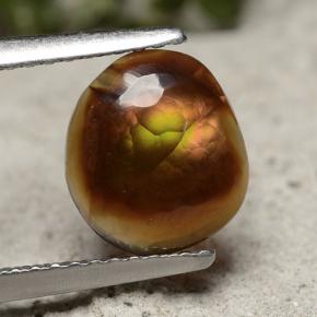 1.7ct Fancy Cabochon Multicolor Fire Agate for sale thumb image of 1.7ct Fancy Cabochon Multicolor Fire Agate (ID: 490850)