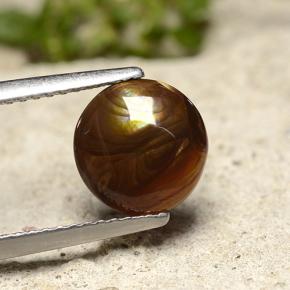 1.7ct Round Cabochon Multicolor Fire Agate for sale thumb image of 1.7ct Round Cabochon Multicolor Fire Agate (ID: 490851)