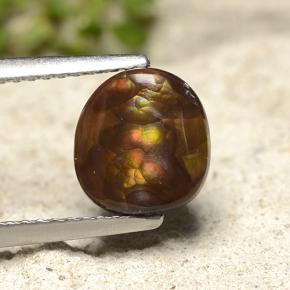 1.8ct Fancy Cabochon Multicolor Fire Agate for sale thumb image of 1.8ct Fancy Cabochon Multicolor Fire Agate (ID: 490855)