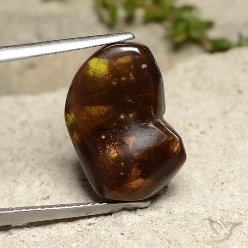 17,5x11,7 mm Agata di fuoco multicolore Cabochon fantasia dal Messico, peso di 8,42 ct, pietra preziosa naturale non trattati in purezza Opaque, Agata di fuoco 1pz - il colore è Multicolore, durezza Mohs di 6,5 - 7 adatto per gioielli da indossare ogni giorno, Photo A
