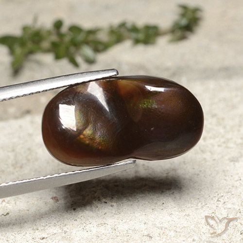 10.91ct Natural Multicolor Fire Agate, Fancy, Opaque