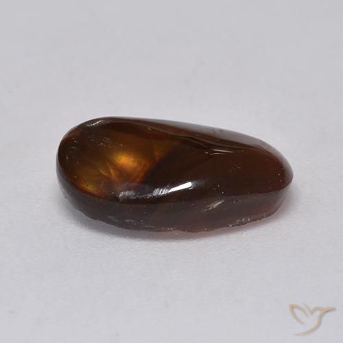 Fire Agate Gemstone in 12 x 8 mm (calibrated) Size for Sale, Fire Agate Stone in Multicolor Color
