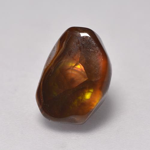 Многоцветный Огненный Агат Камень - 3.2ct Кабошон (ID: 531044)