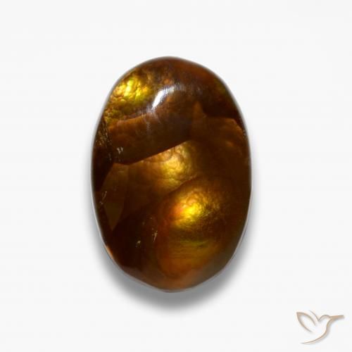 4.19ct Natural Multicolor Fire Agate, Oval, Opaque