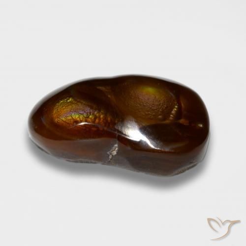 Fire Agate Gemstone in 18.1 x 11.2 mm Size for Sale, Fire Agate Stone in Multicolor Color
