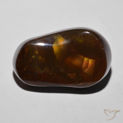 11.34ct Natural Multicolor Fire Agate, Fancy, Opaque