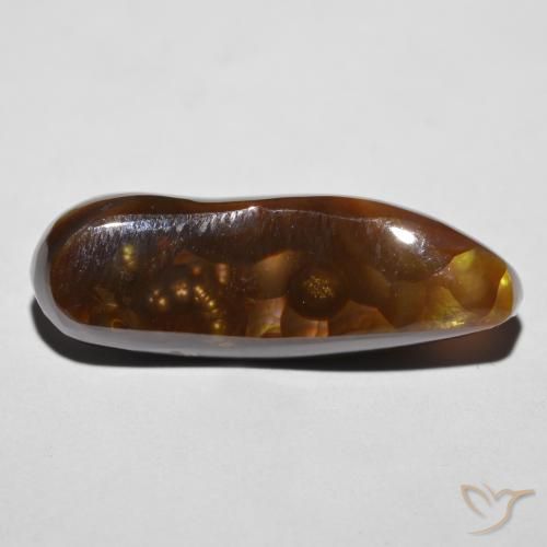 8.55ct Natural Multicolor Fire Agate, Fancy, Opaque
