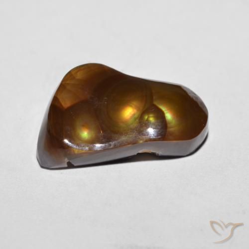 Fire Agate Gemstone in 15 x 10 mm (calibrated) Size for Sale, Fire Agate Stone in Multicolor Color