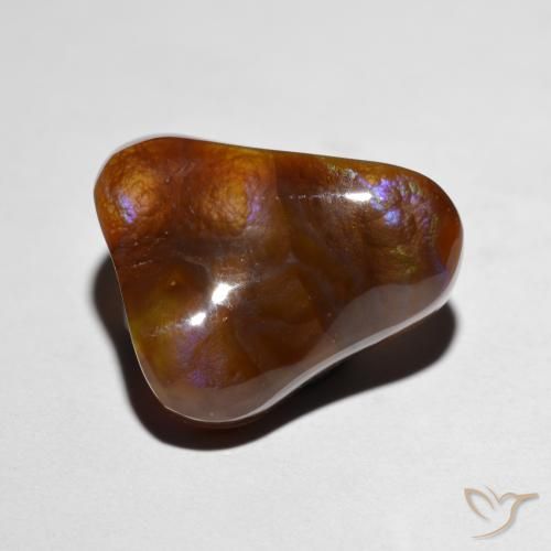8.19ct Natural Multicolor Fire Agate, Fancy, Opaque