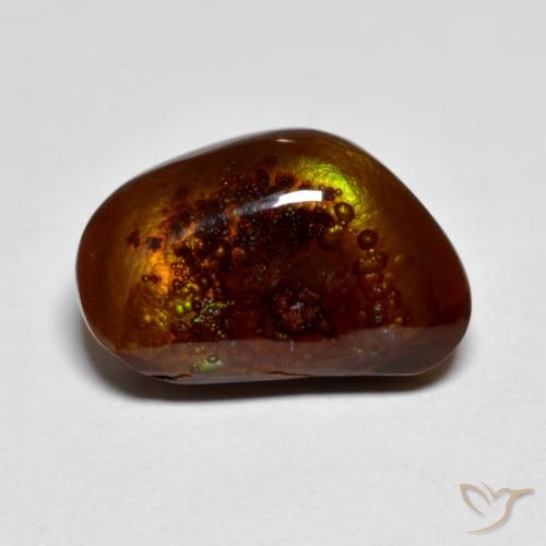 8.53ct Natural Multicolor Fire Agate, Fancy, Opaque