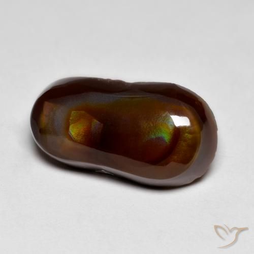 8.29ct Natural Multicolor Fire Agate, Fancy, Opaque
