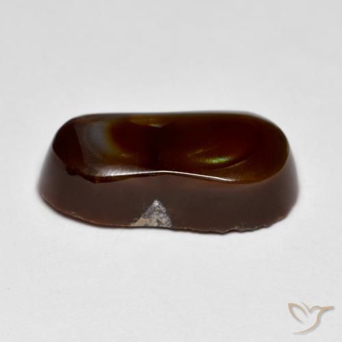Fire Agate Gemstone in 18.3 x 9.8 mm Size for Sale, Fire Agate Stone in Multicolor Color
