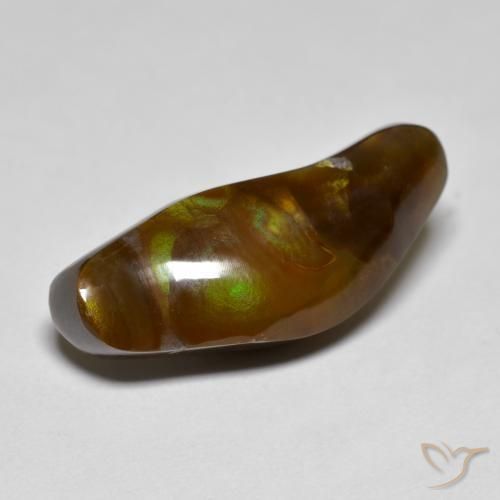 10.15ct Natural Multicolor Fire Agate, Fancy, Opaque
