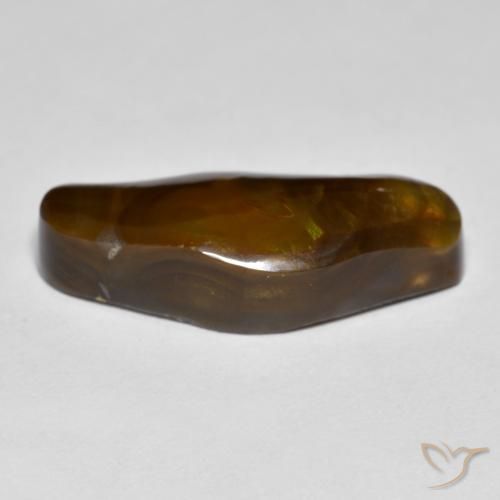 Fire Agate Gemstone in 23.3 x 9.2 mm Size for Sale, Fire Agate Stone in Multicolor Color