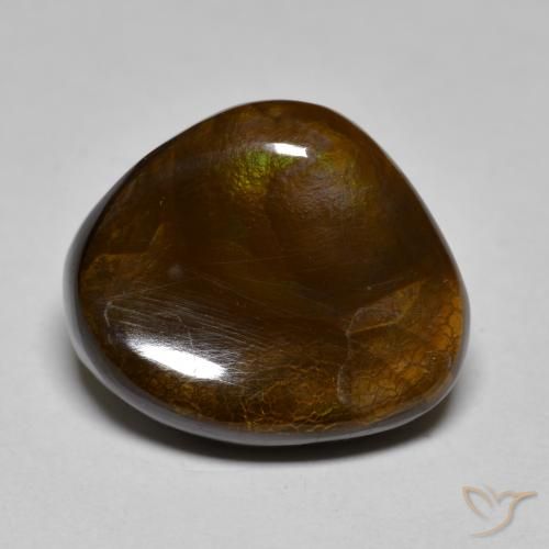 Agata di fuoco Cabochon fantasia da 10,97 ct dal Messico, dimensione 16,6x13,9 mm, purezza Opaque, pietra preziosa naturale non trattati, Agata di fuoco 1pc in colore Multicolore, durezza Mohs di 6,5 - 7 adatto per gioielli da indossare ogni giorno, Photo A