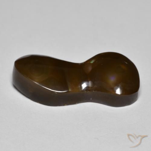Fire Agate Gemstone in 21.6 x 8.9 mm Size for Sale, Fire Agate Stone in Multicolor Color