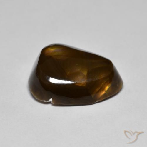 Fire Agate Gemstone in 16 x 13.7 mm Size for Sale, Fire Agate Stone in Multicolor Color