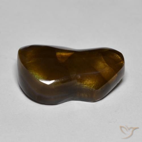 Fire Agate Gemstone in 17.6 x 11.1 mm Size for Sale, Fire Agate Stone in Multicolor Color