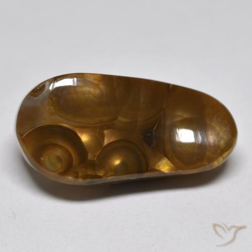 9.59ct Natural Multicolor Fire Agate, Fancy, Translucent