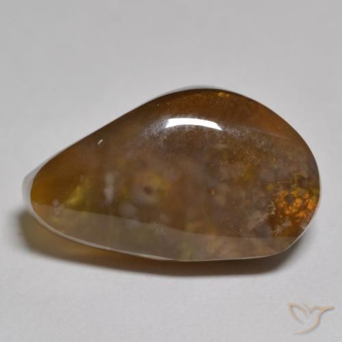 11.60ct Natural Multicolor Fire Agate, Fancy, Translucent