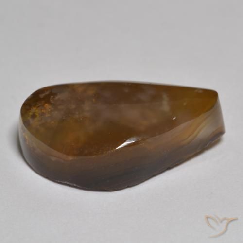 Fire Agate Gemstone in 19.7 x 11.6 mm Size for Sale, Fire Agate Stone in Multicolor Color
