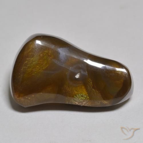 9.77ct Natural Multicolor Fire Agate, Fancy, Translucent
