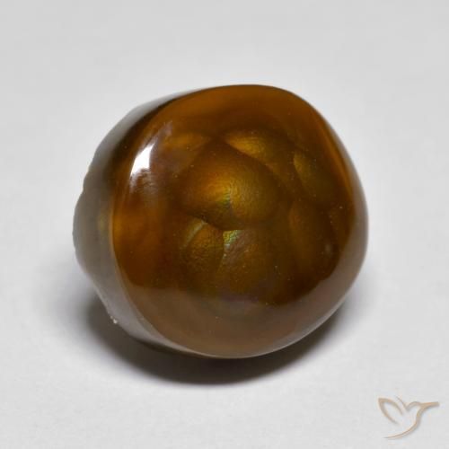 7.53ct Natural Multicolor Fire Agate, Fancy, Opaque