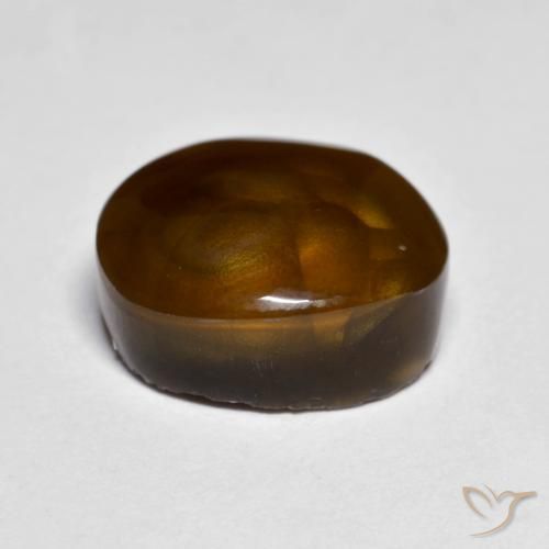 Fire Agate Gemstone in 12.8 x 11.6 mm Size for Sale, Fire Agate Stone in Multicolor Color