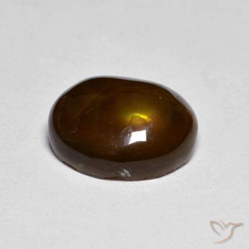 Fire Agate Gemstone in 10.3 x 9.5 mm Size for Sale, Fire Agate Stone in Multicolor Color