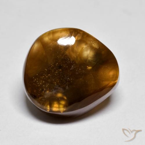 6.82 ct Fancy Fire Agate, 12.7 x 11.4 mm From Mexico, Photo A