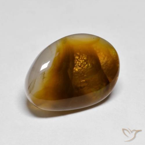 7.02ct Natural Multicolor Fire Agate, Fancy, Translucent