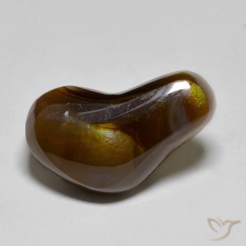 8.88ct Natural Multicolor Fire Agate, Fancy, Translucent
