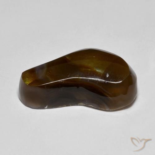 Fire Agate Gemstone in 18.5 x 10.7 mm Size for Sale, Fire Agate Stone in Multicolor Color