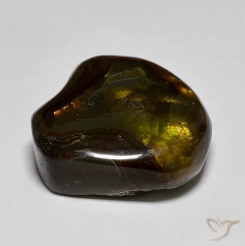 Fire Agate Gemstone in 16 x 16 mm (calibrated) Size for Sale, Fire Agate Stone in Multicolor Color