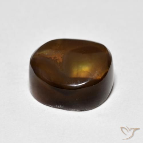 Fire Agate Gemstone in 10.4 x 10 mm Size for Sale, Fire Agate Stone in Multicolor Color
