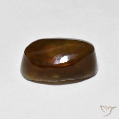Fire Agate Gemstone in 12 x 8 mm (calibrated) Size for Sale, Fire Agate Stone in Multicolor Color