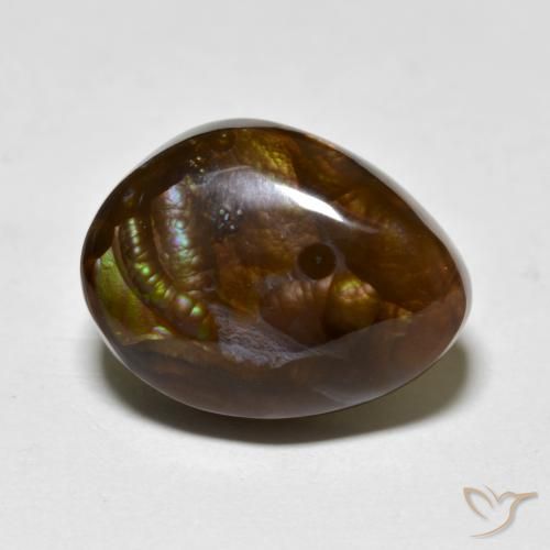 8.92ct Natural Multicolor Fire Agate, Fancy, Opaque