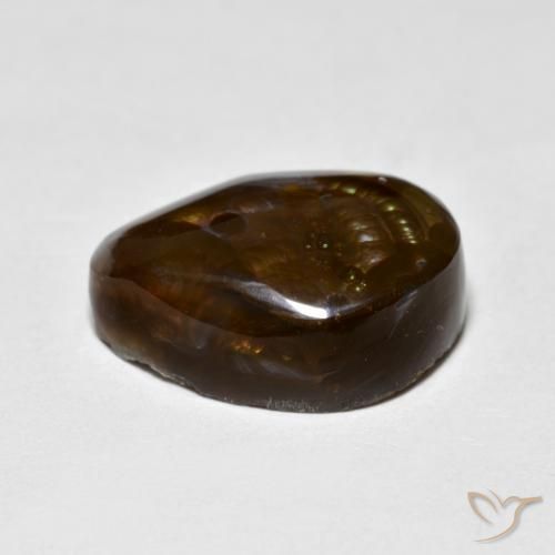 Fire Agate Gemstone in 16 x 12 mm (calibrated) Size for Sale, Fire Agate Stone in Multicolor Color