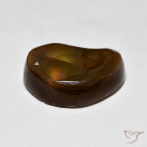 Fire Agate Gemstone in 15 x 10 mm (calibrated) Size for Sale, Fire Agate Stone in Multicolor Color