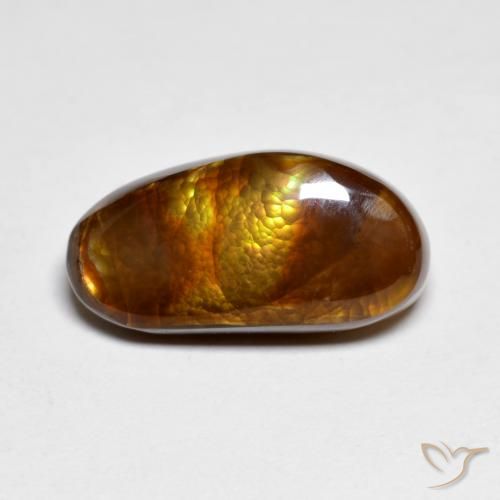 15,7x8 mm Agata di fuoco multicolore taglio fantasia dal Messico, peso di 5,43 ct, pietra preziosa naturale non trattati in purezza Opaque, 1 pezzo Agata di fuoco Cabochon fantasia - Colore: Multicolore, durezza Mohs di 6,5 - 7 adatto per gioielli da indossare ogni giorno , Photo A