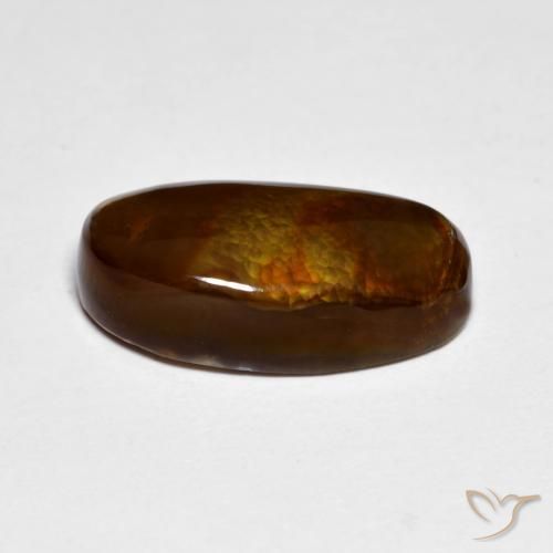 Fire Agate Gemstone in 15.7 x 8 mm Size for Sale, Fire Agate Stone in Multicolor Color