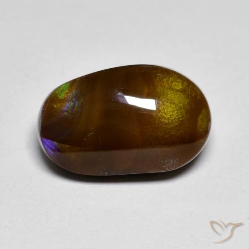5.66ct Natural Multicolor Fire Agate, Fancy, Opaque