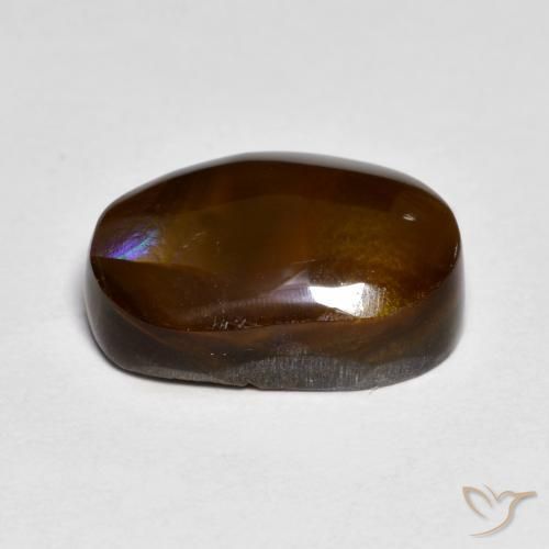 Fire Agate Gemstone in 13.5 x 8.4 mm Size for Sale, Fire Agate Stone in Multicolor Color