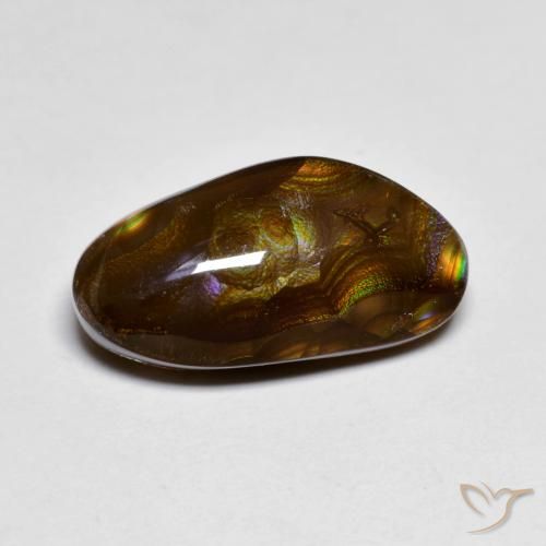 5.83ct Natural Multicolor Fire Agate, Fancy, Opaque