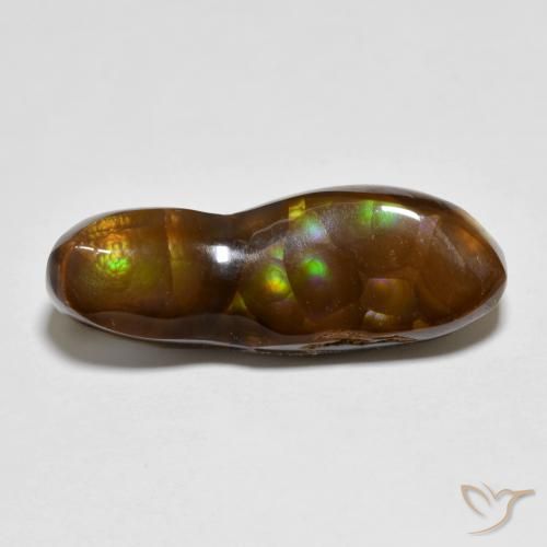 6.34ct Natural Multicolor Fire Agate, Fancy, Opaque