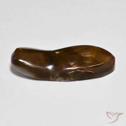 Fire Agate Gemstone in 21.5 x 7.8 mm Size for Sale, Fire Agate Stone in Multicolor Color